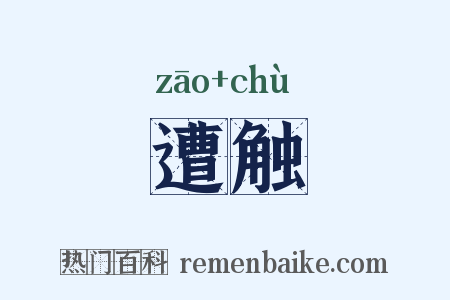 遭触是什么意思的图片